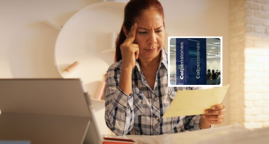 Foto de mujer pensionada y Colpensiones, en nota de que Colpensiones avisó qué debe hacer a quienes faltan entre 2 y 5 años para pensión