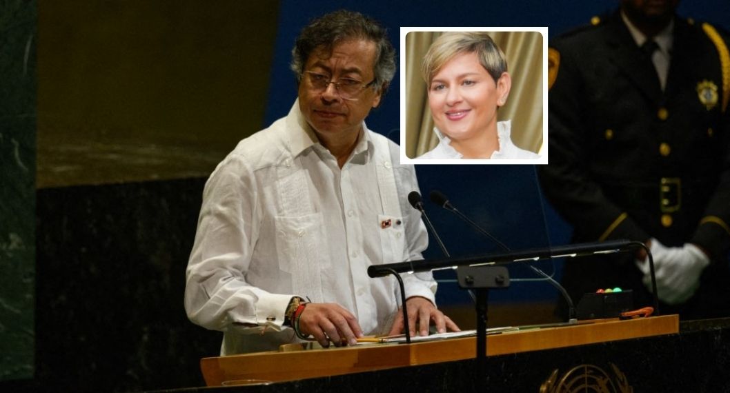 Fotos de Gustavo Petro y de Verónica Alcocer, en nota de qué pasó con Gustavo Petro y anillo de matrimonio con Verónica Alcocer, en fotos