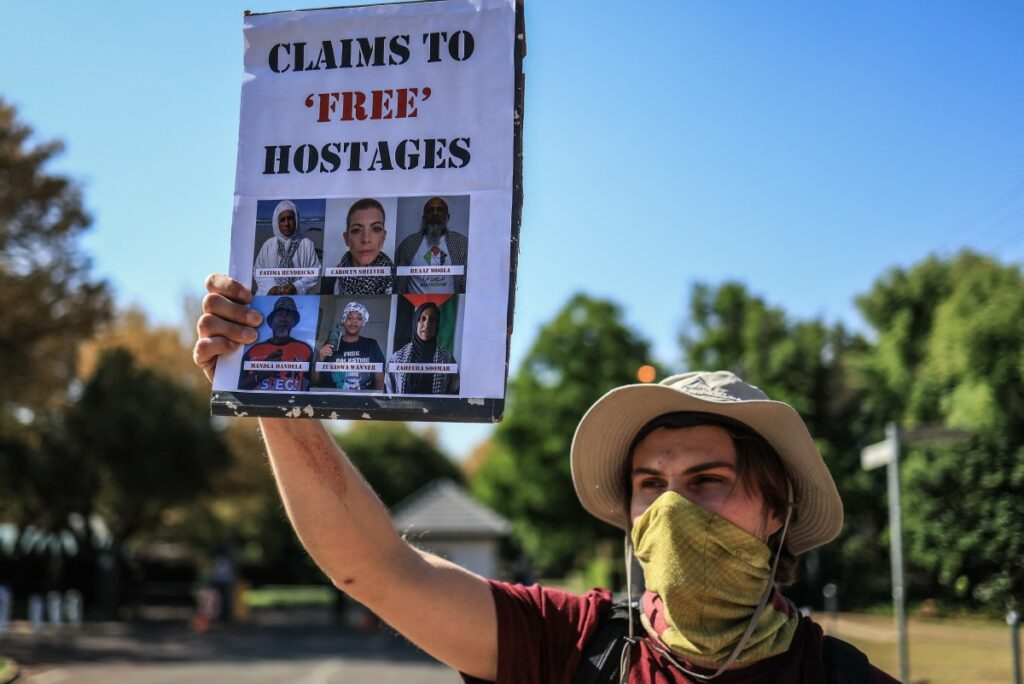 Algunos activistas detenidos / AFP