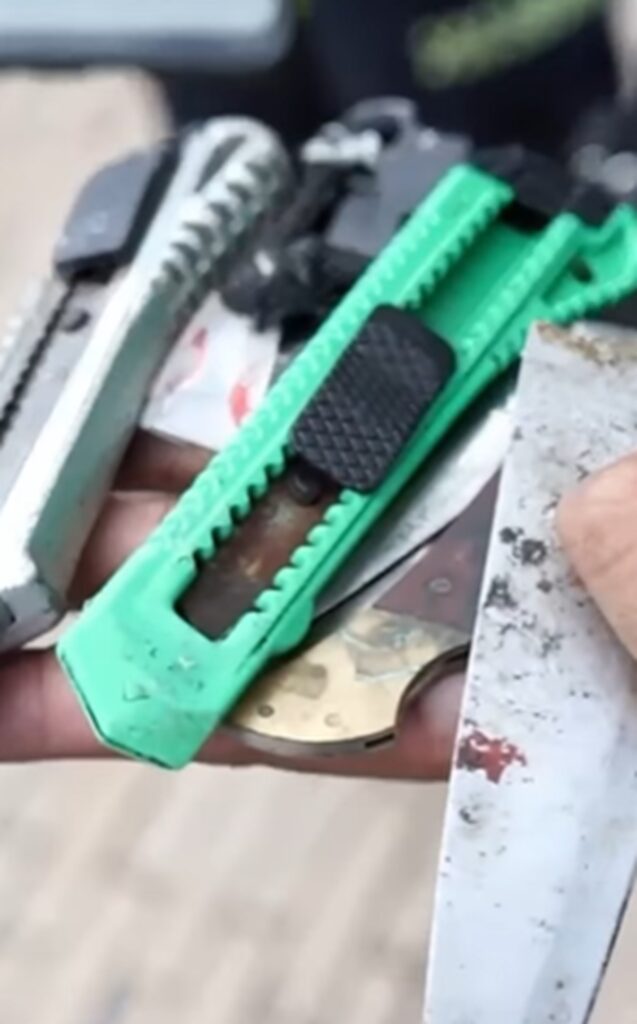 Armas incautadas en el centro de Bogotá / IG: @Gatonoticiasbogota
