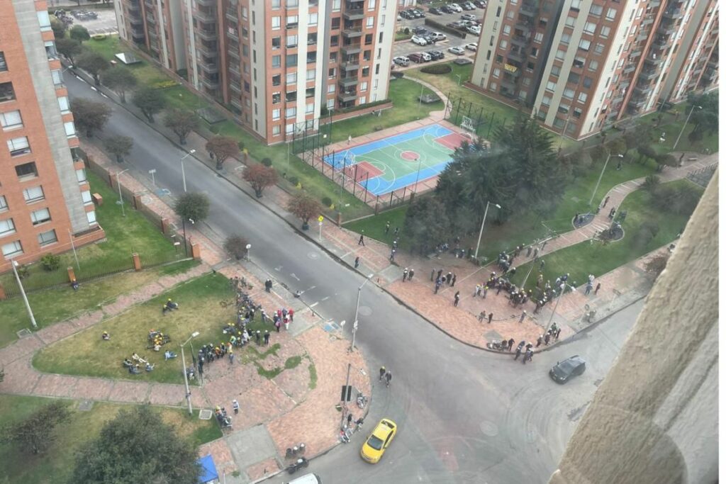 Fuga de gas en el norte de Bogotá / Foto: Pulzo