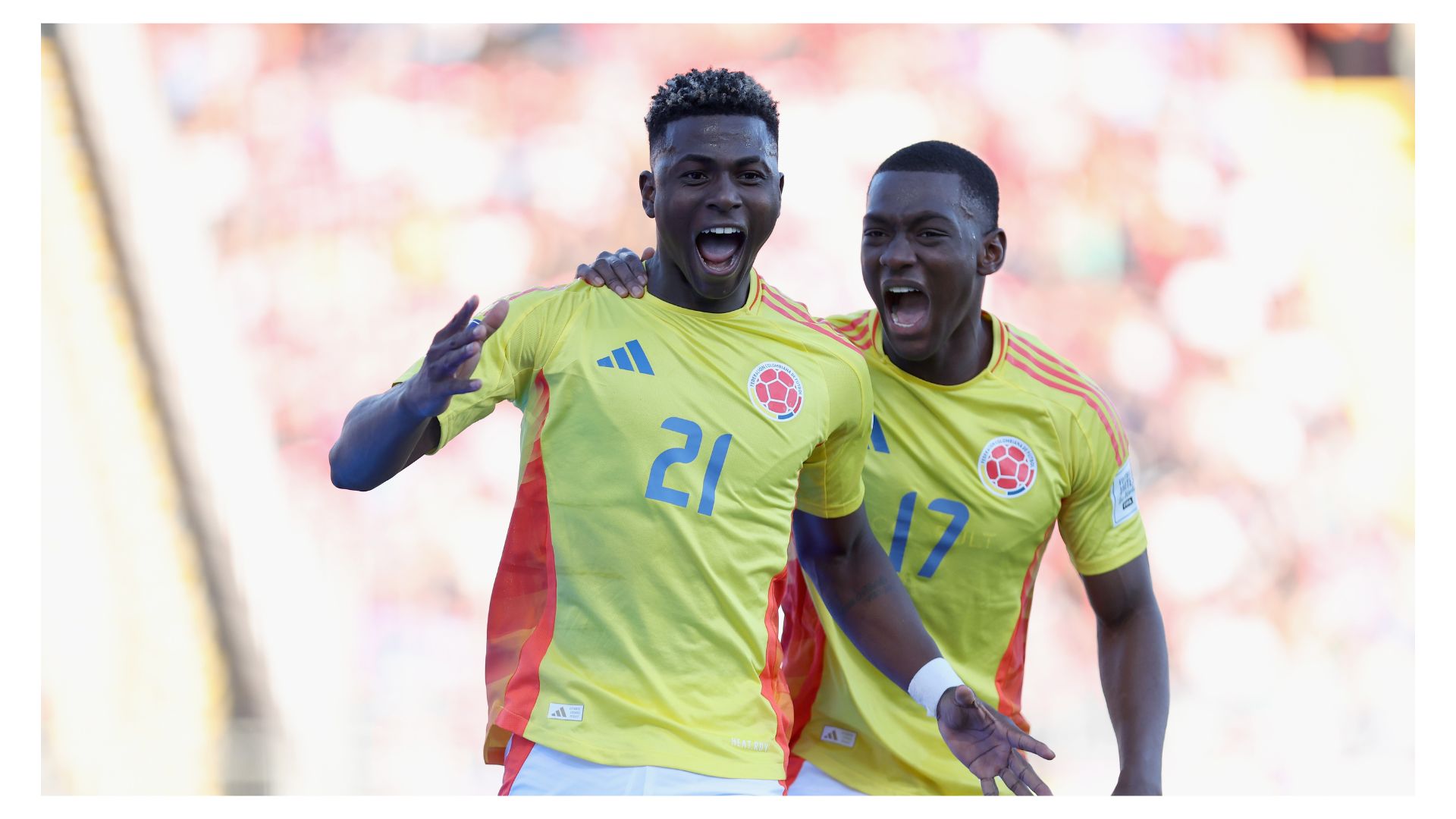 Colombia vs España Mundial Sub-20: Néiser Villarreal celebra con compañeros