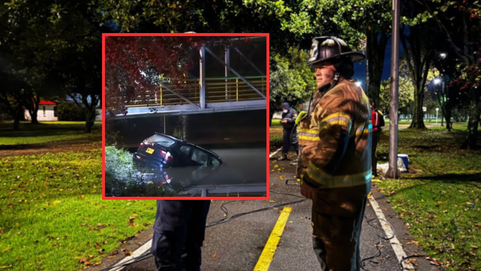 Fuerte accidente en Suba, Bogotá, dejó a hombre de 85 años muerto: cayó a caño