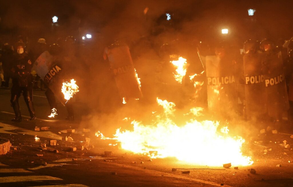 Protestas en Perú / AFP