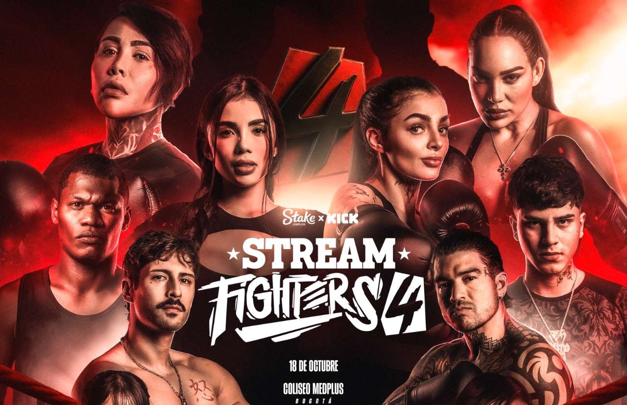 Foto cartel Stream Fighters 4, en nota de cuáles son probabilidades de Yina Calderón y Karina García en Stream Fighters 4