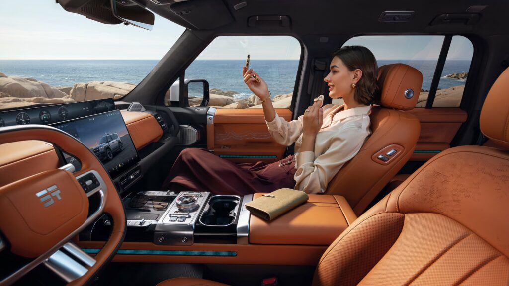 Interior de la Jetour Zongheng G700 / X: @JETOUR_Global