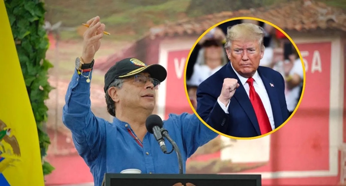 Gustavo Petro le dijo grosero e ignorante a Donald Trump por crisis diplomática