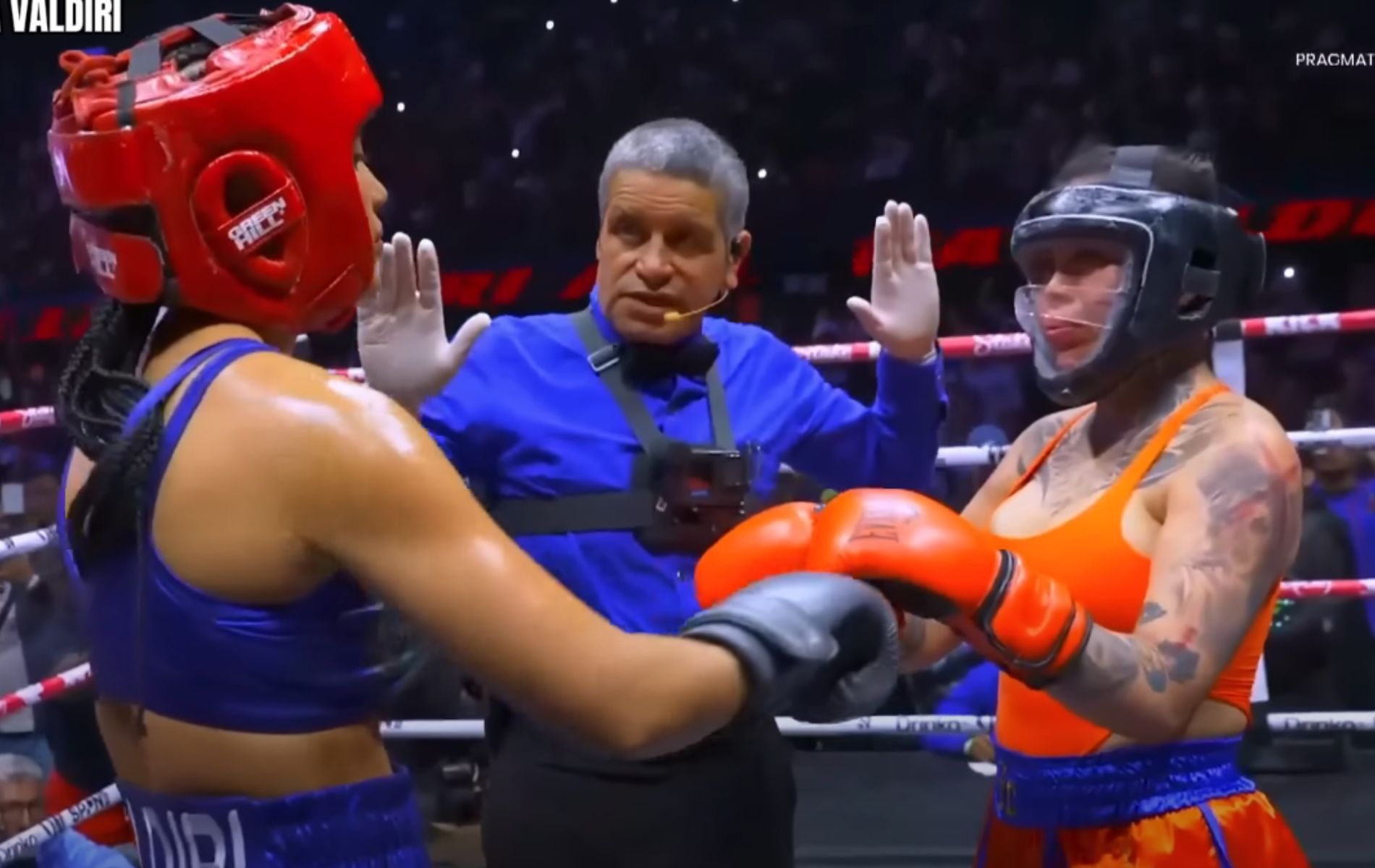 Por qué Yina Calderón no peleó con Andrea Valdiri en el Stream Fighters' 4