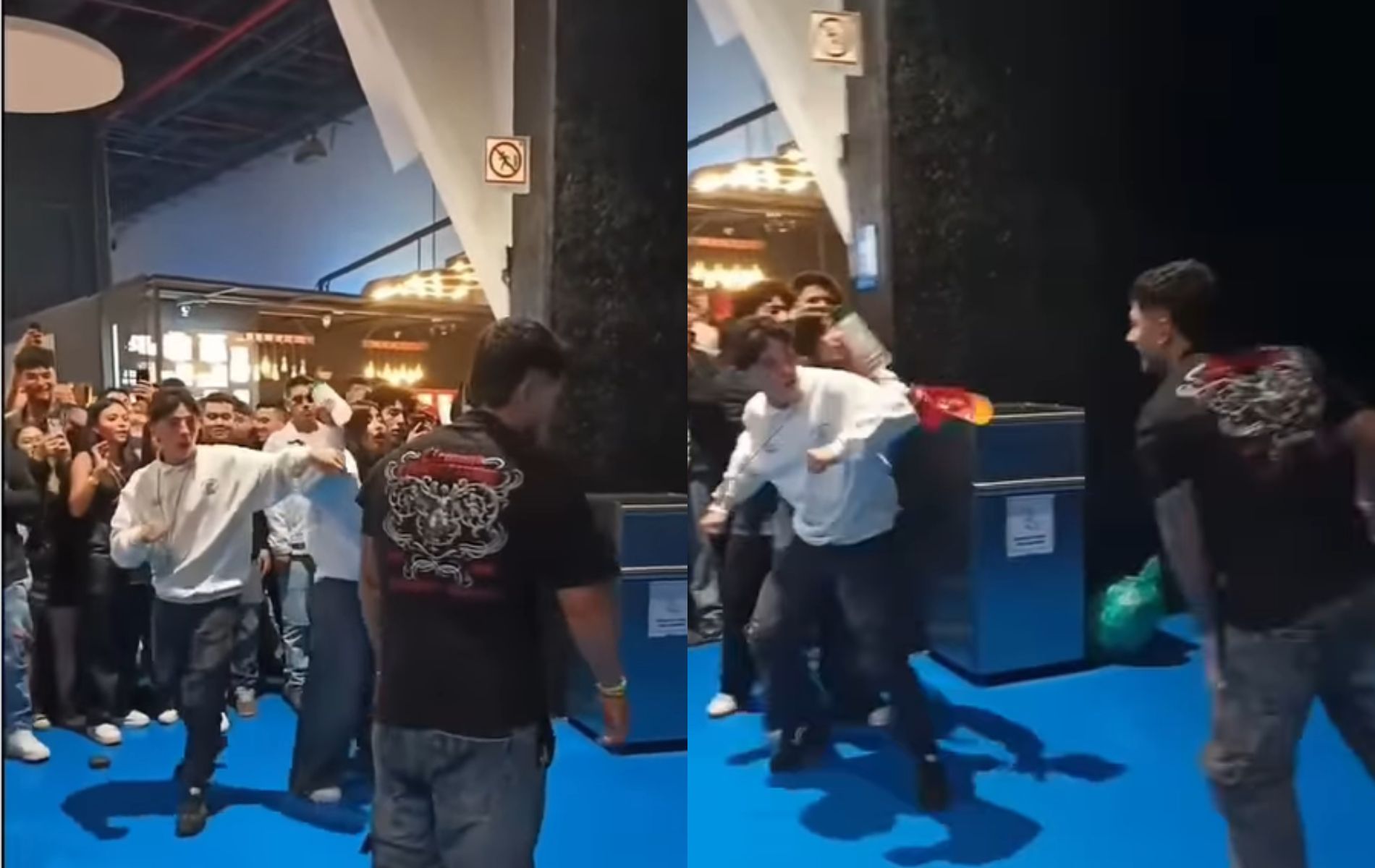 Pelea de adultos a jóvenes a la salida del evento de Westcol: video mostró todo