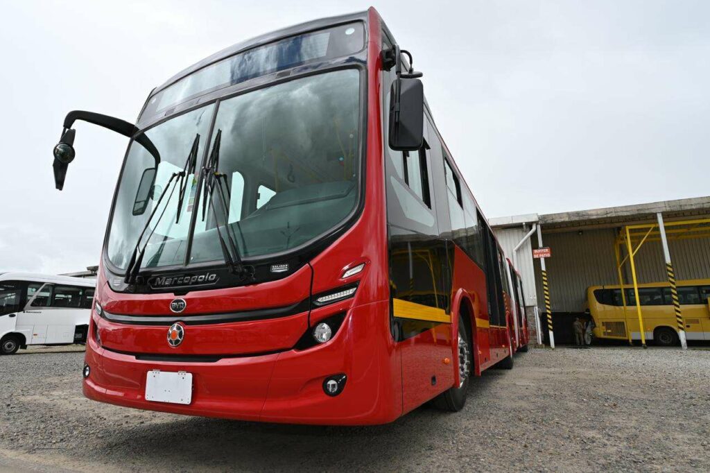 Buses eléctricos de BYD con batería Blade / Cortesía BYD