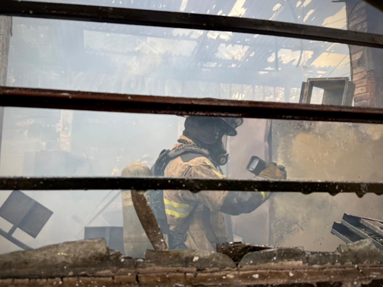 Incendio en colegio de Bogotá