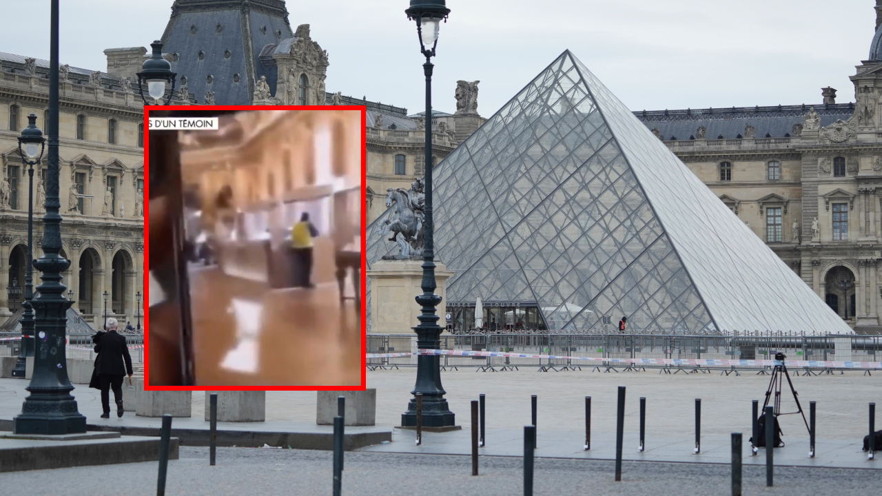 Video del robo al museo del Louvre, en Francia: detalles y qué pasó en París