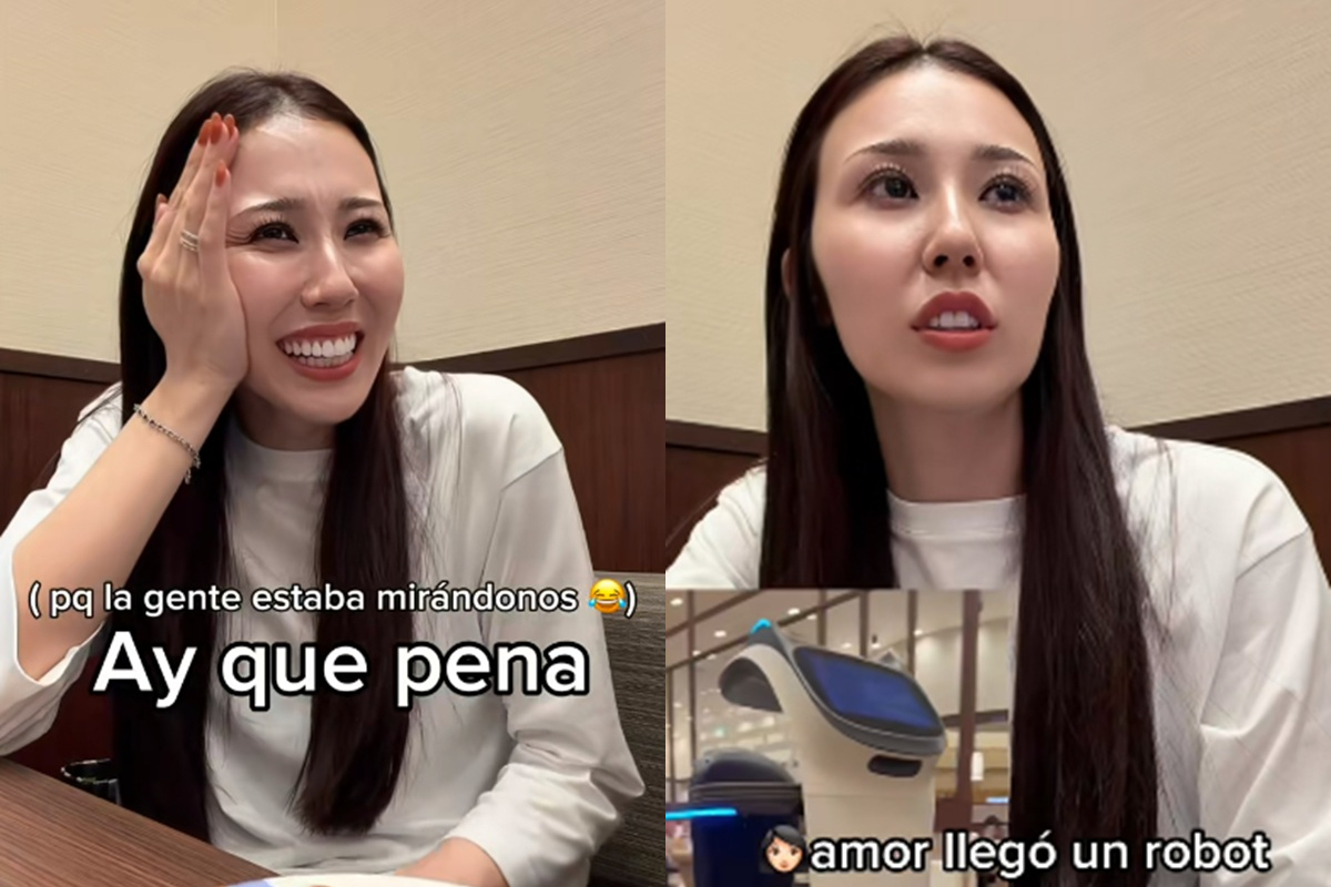 Mujer japonesa y vergüenza en restaurante por culpa del esposo colombiano