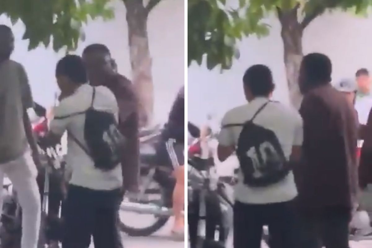 Viral: hombre golpeó a compañero de su hija fuera de colegio, en Espinal, Tolima