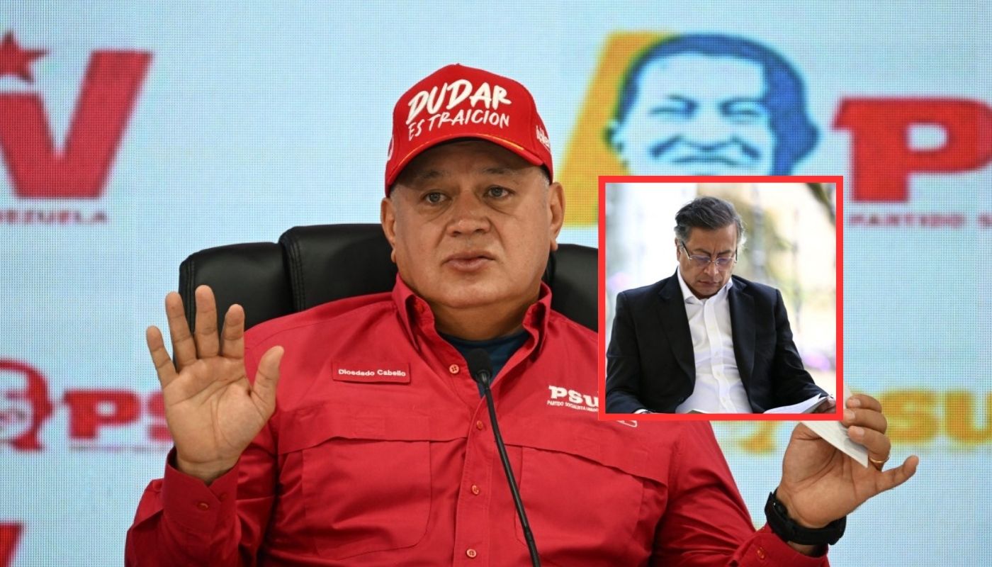 Diosdado Cabello defendió a Gustavo Petro tras señalamientos de Donald Trump 