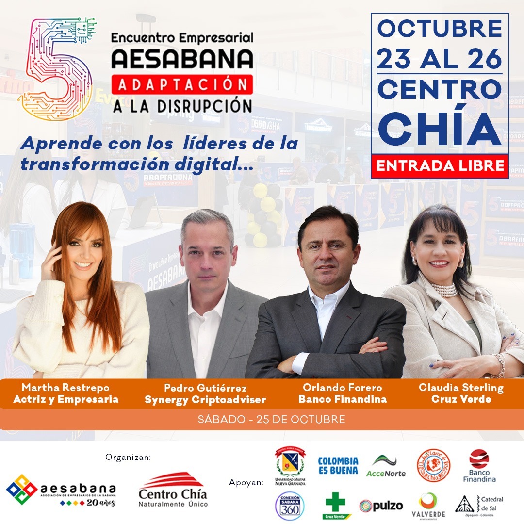 Encuentro Empresarial Aesabana: cuándo y dónde es el evento para empresarios