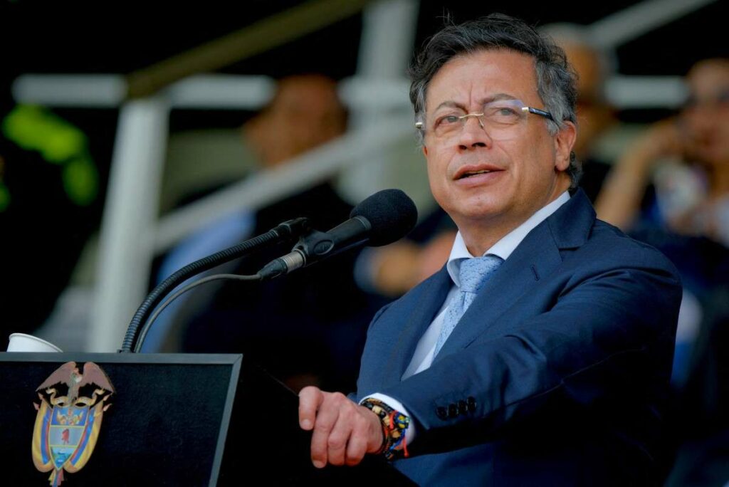 Gustavo Petro, sin anillo, 24 de octubre 2025 / AFP