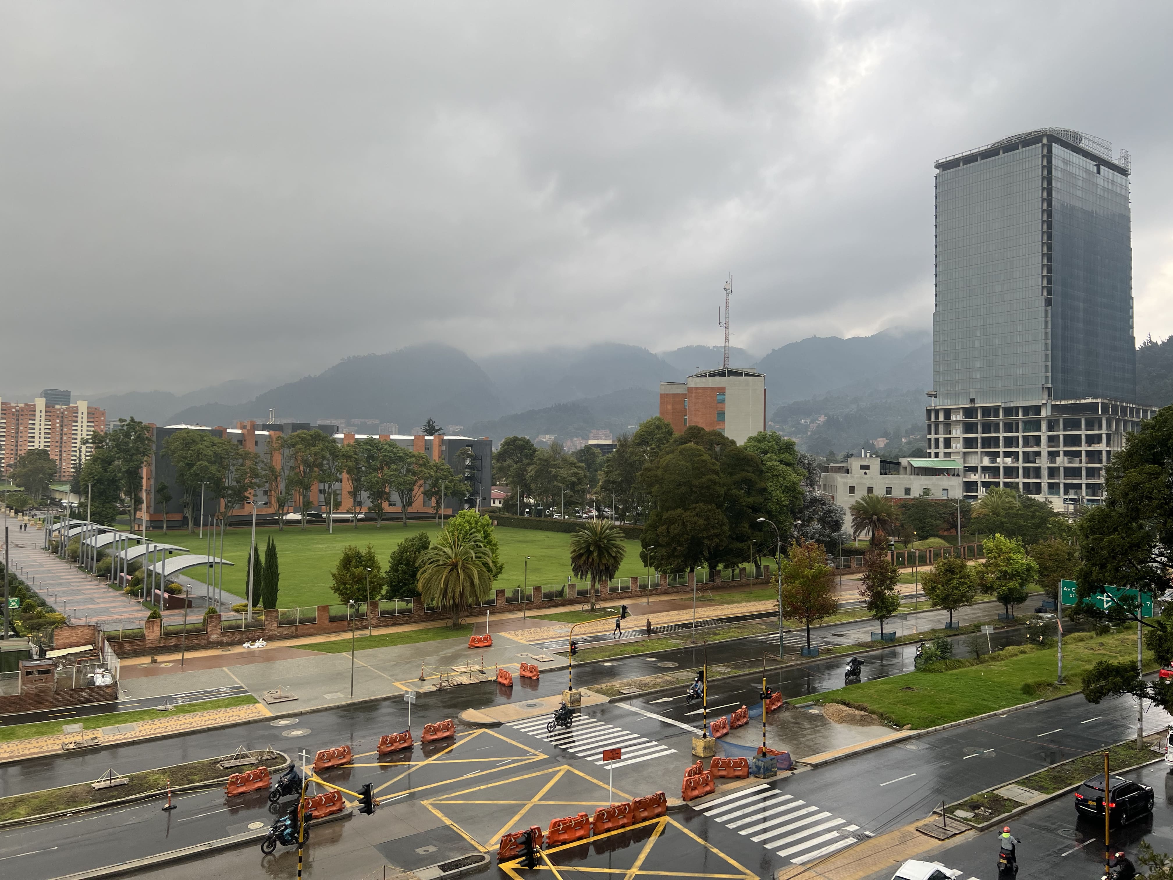 Así estuvo el clima en Bogotá durante la tarde del lunes 27 de octubre de 2025