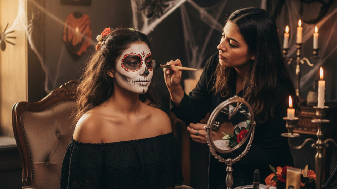 Riesgos del maquillaje de disfraces y cómo proteger la piel en Halloween hoy