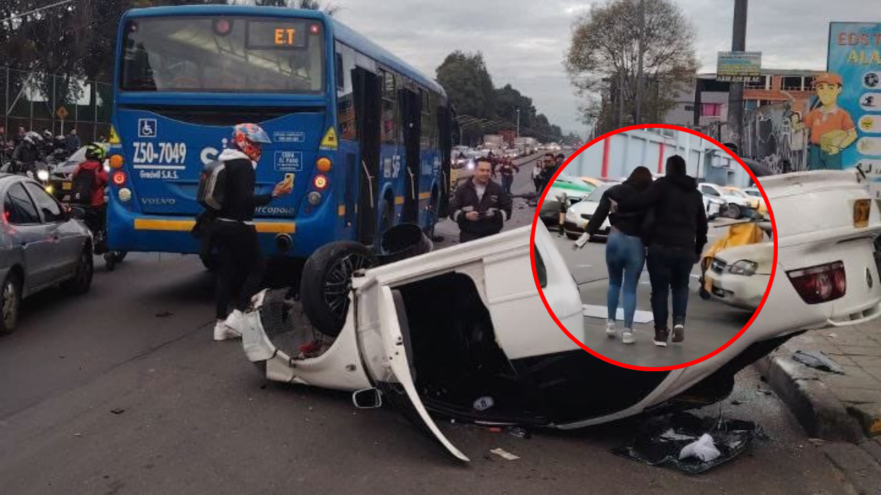 Bogotá: video después de accidente que dejó motociclistas muertos hoy 31 octubre
