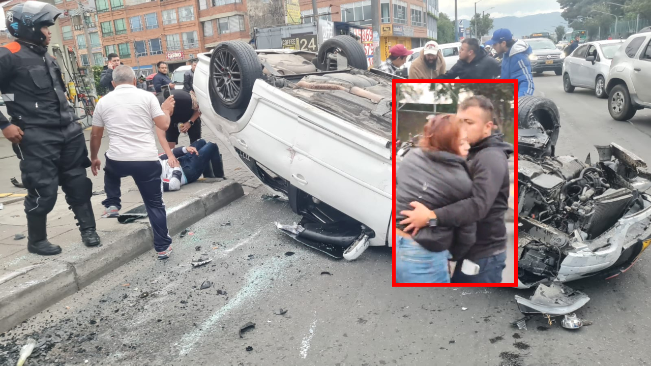 Bogotá: conductor de carro de accidente en avenida Mutis huyó, confirmó Policía