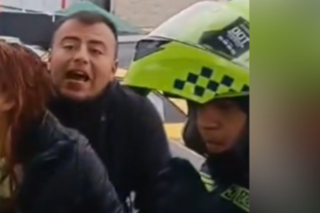 Presunto conductor de vehículo / Divulgada por El Tiempo