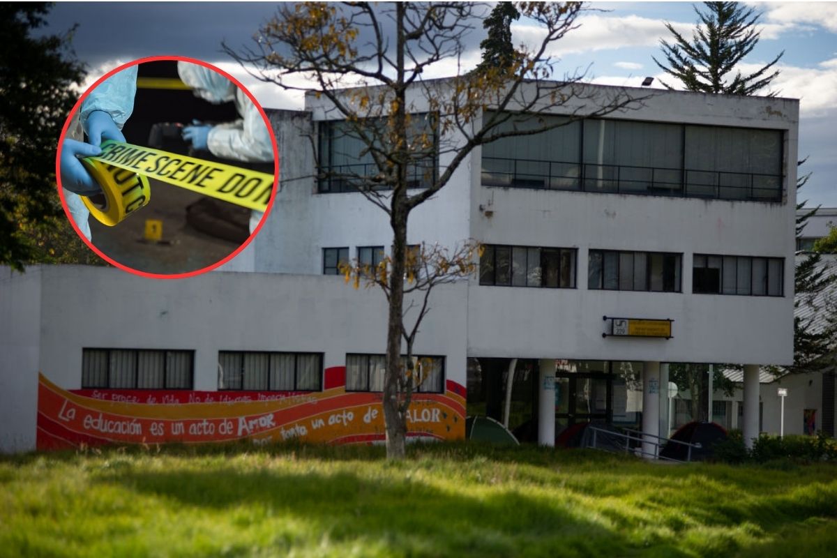 Campus de la Universidad Nacional de Bogotá, donde hallaron sin vida a un egresado de dicha institución