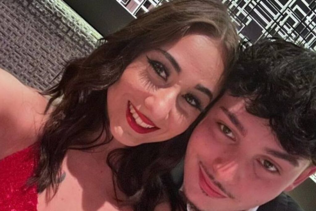 Daniel Waterman y su novia / Facebook: @Tiffany Waterman