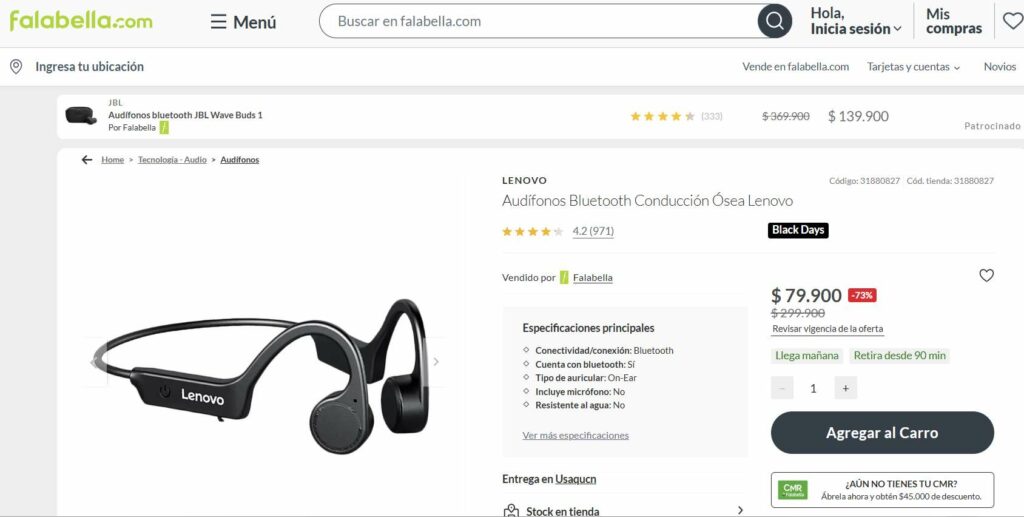 Descuentos en Falabella por Black Friday 2025 / Falabella