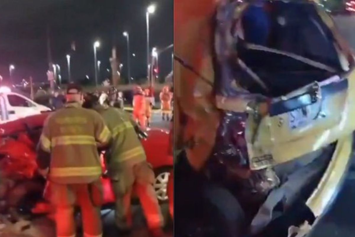 Video del momento exacto en que camioneta atropelló 3 vehículos en Bogotá; reconocida profesora murió. 