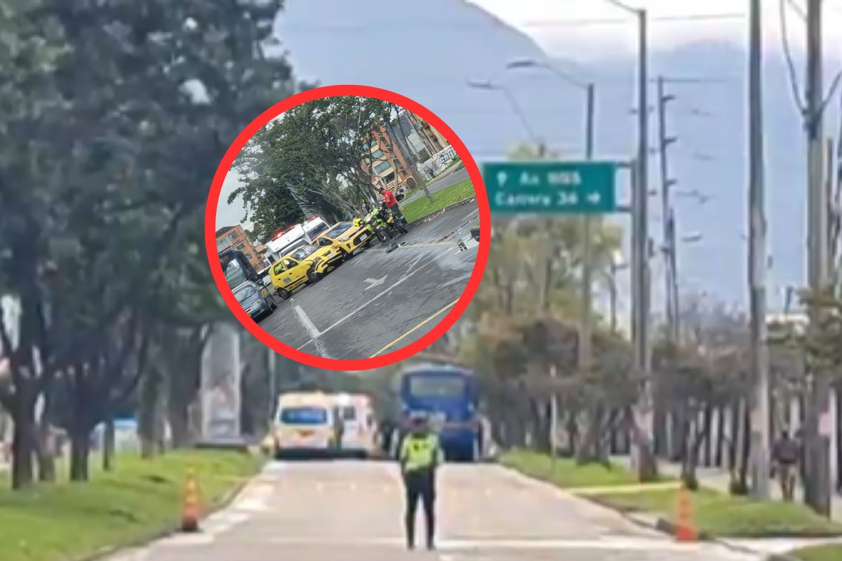 Grave accidente en Puente Aranda (Bogotá) entre 5 carros: trancón es de casi una hora. Hace menos de dos semanas hubo otro accidente ahí. 