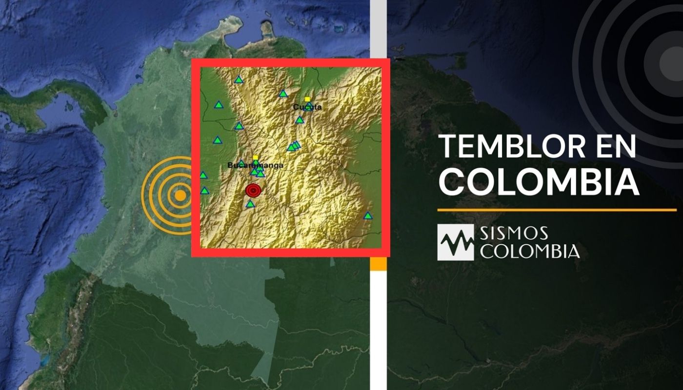 Temblor de magnitud 4.1 en Colombia en Los Santos (Santander) este 28112025