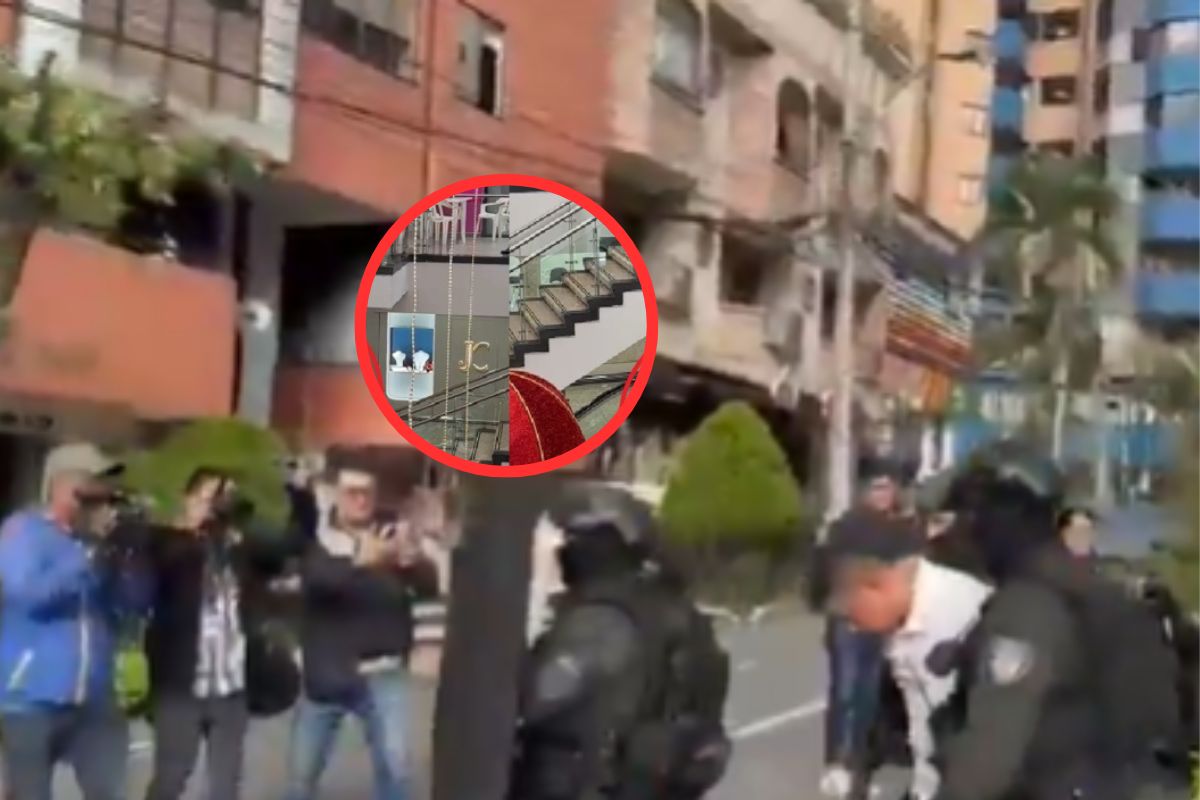 Identifican a ladrones que querían robar joyería y mataron a policía en centro comercial de Bucaramanga. Hubo seis que lograron escapar. 