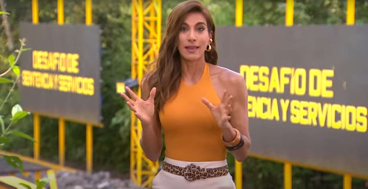 Foto de Andrea Serna, en nota de quién es embarazada en Desafío, en duda a mujer y aviso de respuesta en Caracol