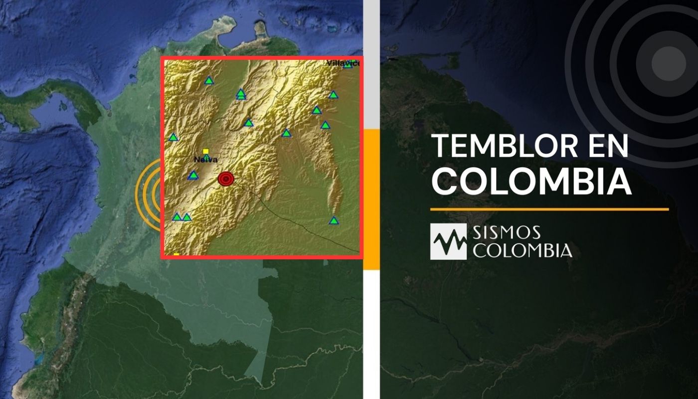Temblor en Colombia de magnitud 3.5 en San Vicente del Caguán hoy 2/12/2025