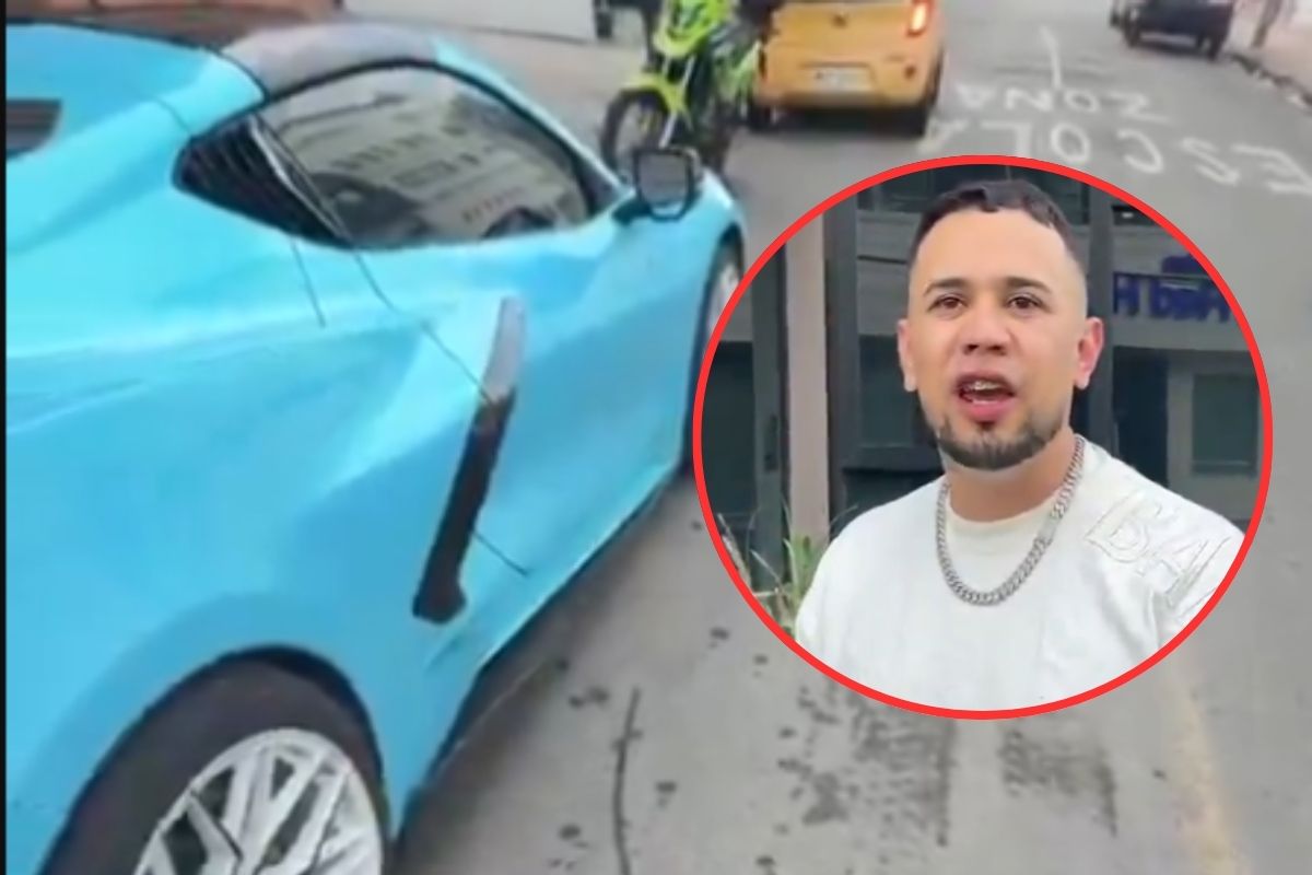 Video de dueño del Corvette grosero y borracho en Bogotá: que estaban haciendo