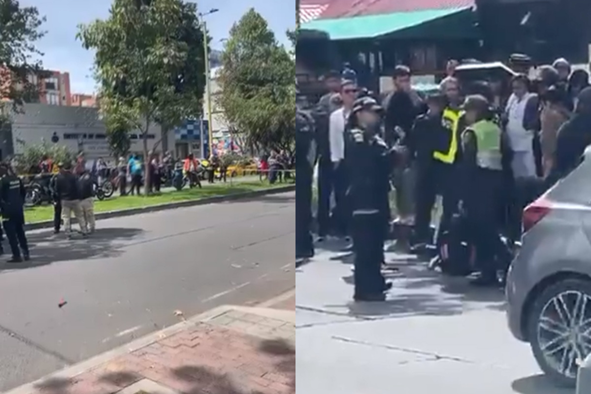 Video luego del presunto robo que dejó un muerto en el norte de Bogotá