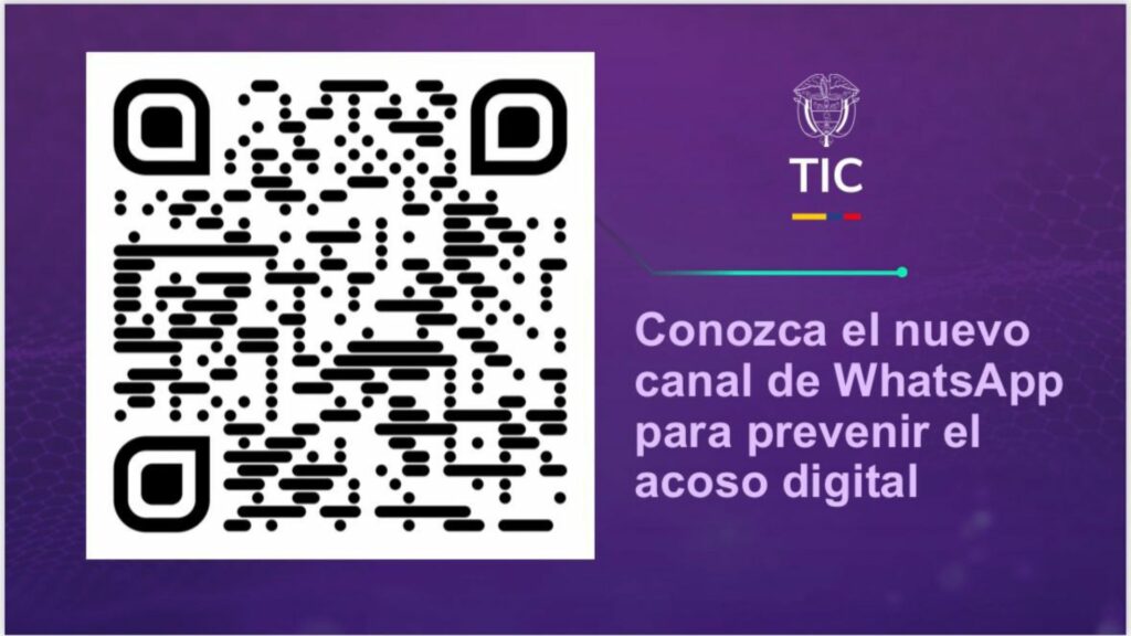 Código QR WhatsApp 'Cero Bullying' / Cortesía 