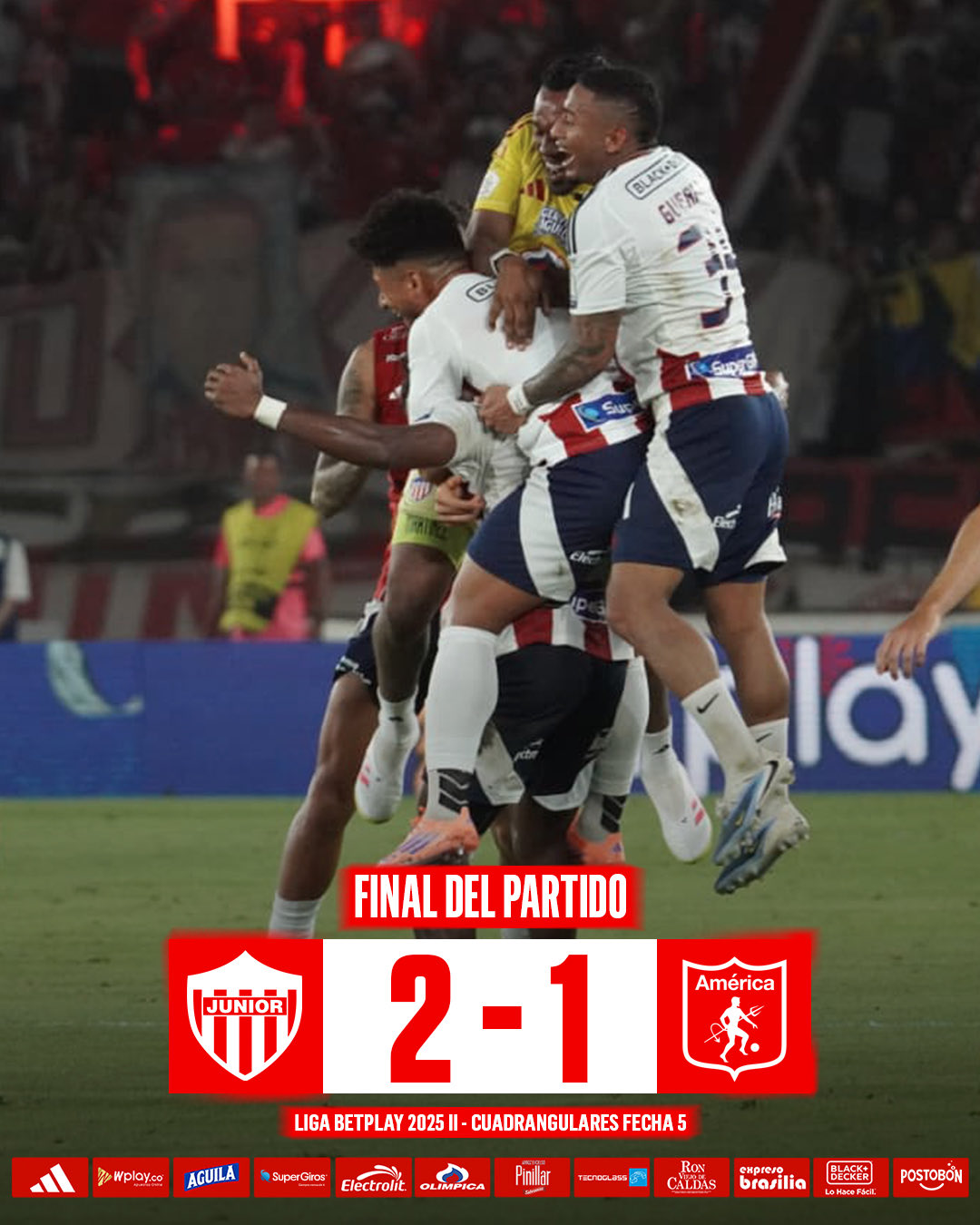 Junior jugará final de Liga Betplay vs Deportes Tolima: resultado de Nacional