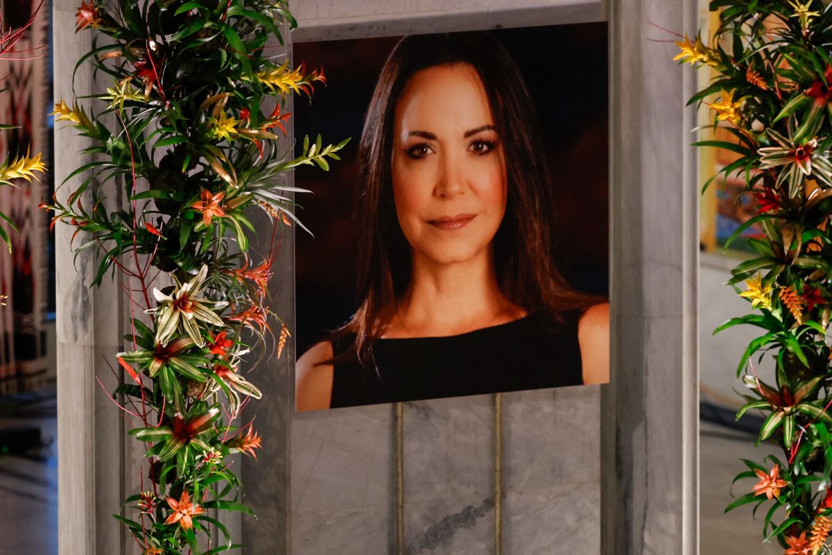 Primera foto de María Corina Machado en Oslo (Noruega), luego de ganar el Nobel de Paz. Se mantuvo en la clandestinidad por más de un año. 