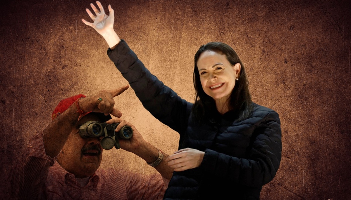 Nicolás Maduro y María Corina Machado 