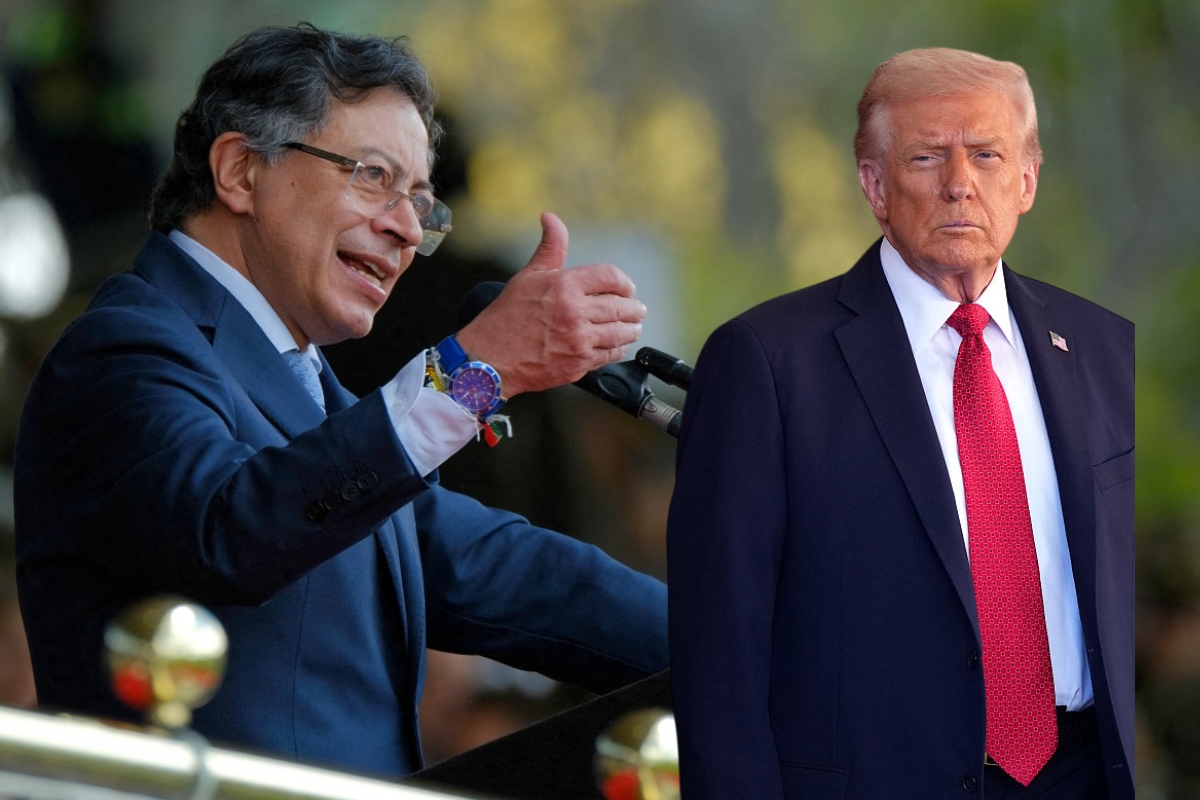 Gustavo Petro y Donald Trump
