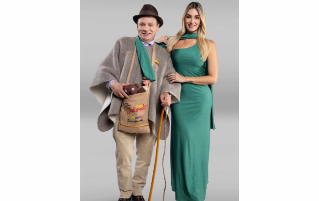 Don Jediondo y Melina Ramírez.