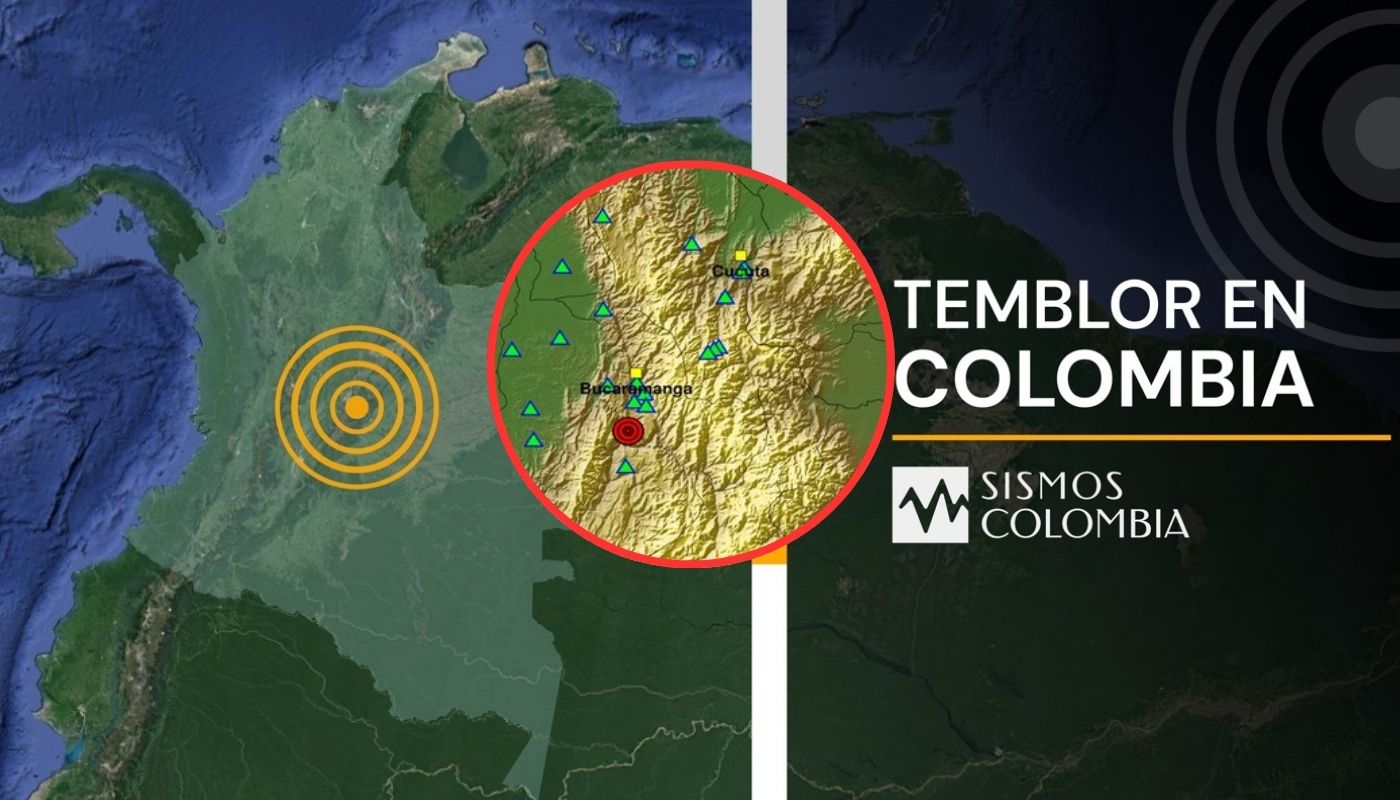 Temblor en Colombia de magnitud 3.0 en la noche del jueves 11122025