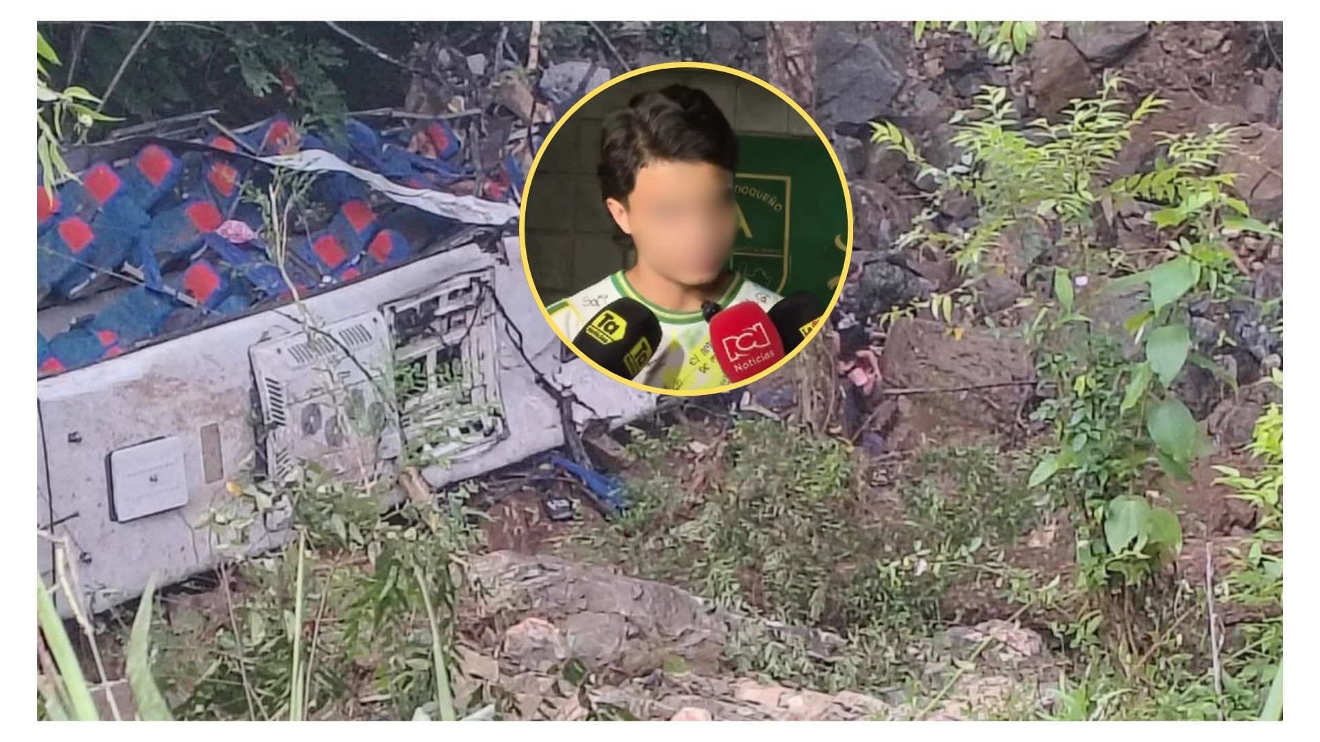 Joven se salvó de morir en accidente en excursión escolar en Antioquia por no ir