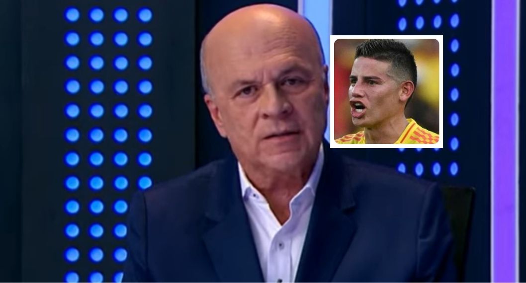 Carlos Antonio Vélez estalló a James Rodríguez con Selección Colombia en Mundial