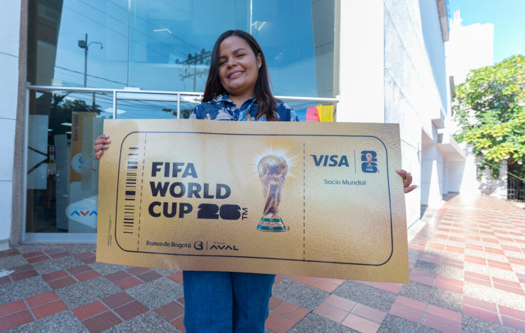 Mary Barreto, ganadora con Visa y Banco de Bogotá