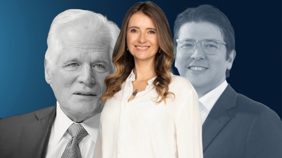 Paloma Valencia, Miguel Uribe Turbay y Miguel Uribe Londoño