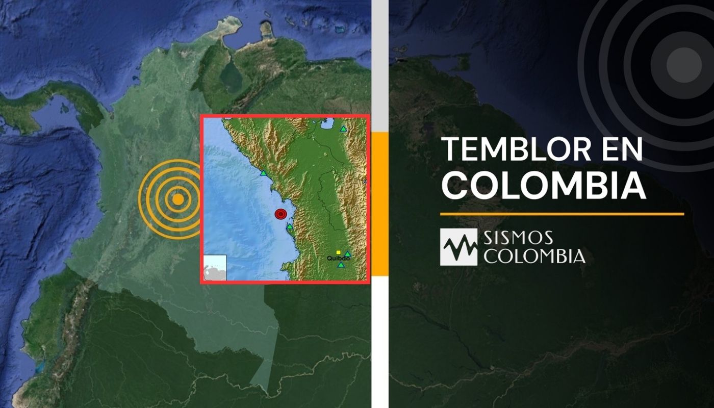 Tembló en el pacífico con epicentro cerca a Bahía Solano y magnitud 2.8