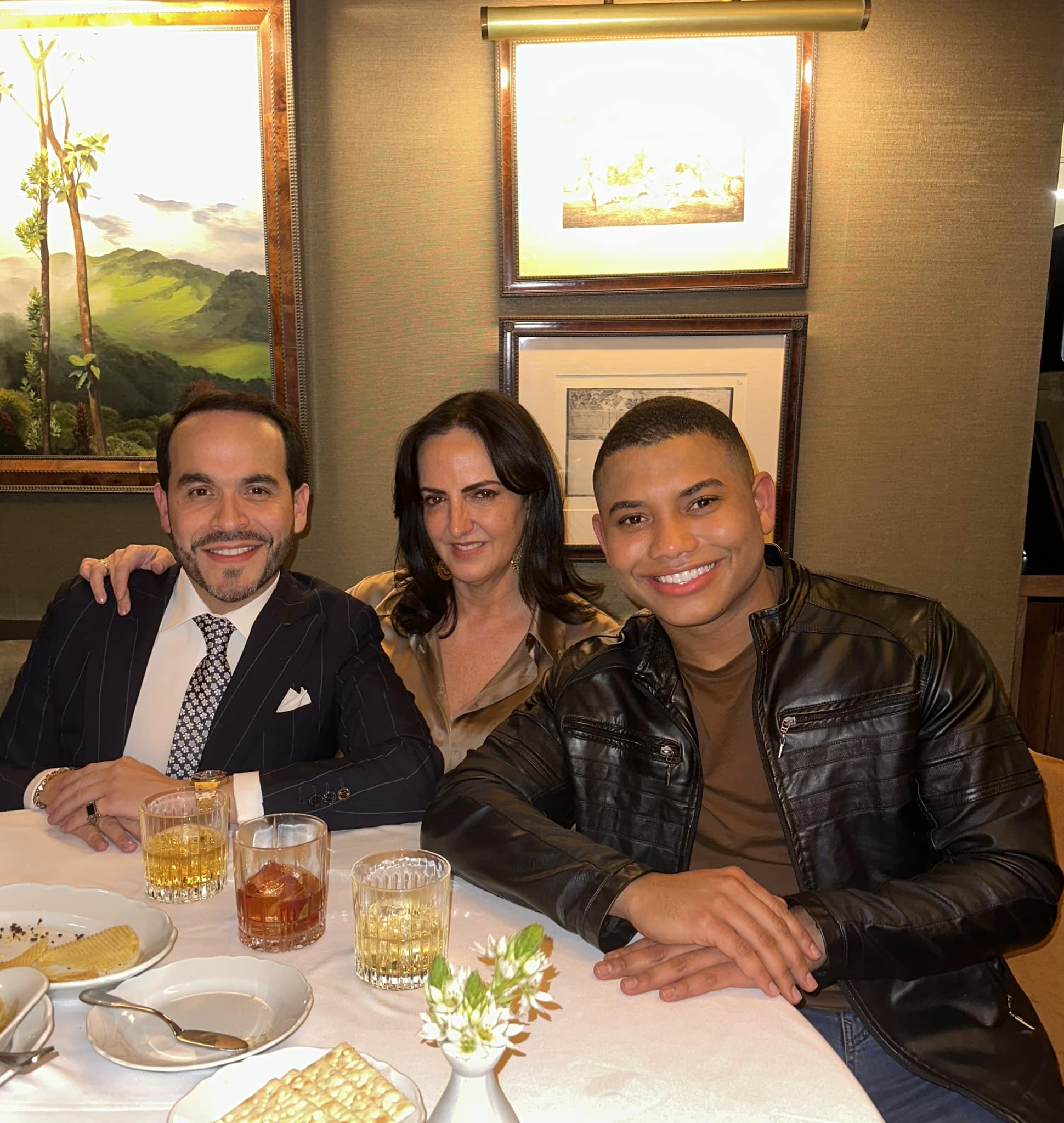 María Fernanda Cabal, Miguel Polo Polo y Abelardo de la Espriella, cuando eran amigos.